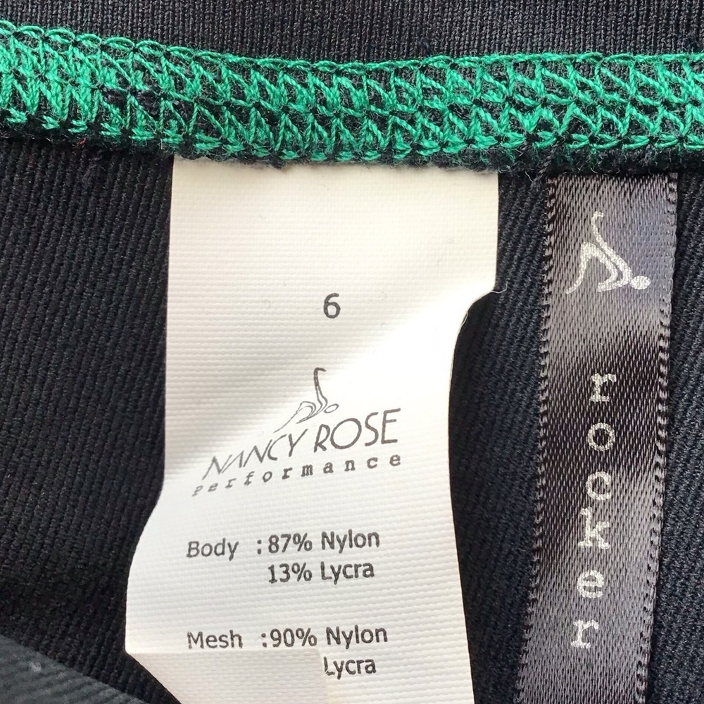Nancy Rose Performance Rocker Crop Leggings NEW - Picture 6 of 6